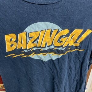 Vintage Bazinga The Big Bang Theory Graphic T-Shirt